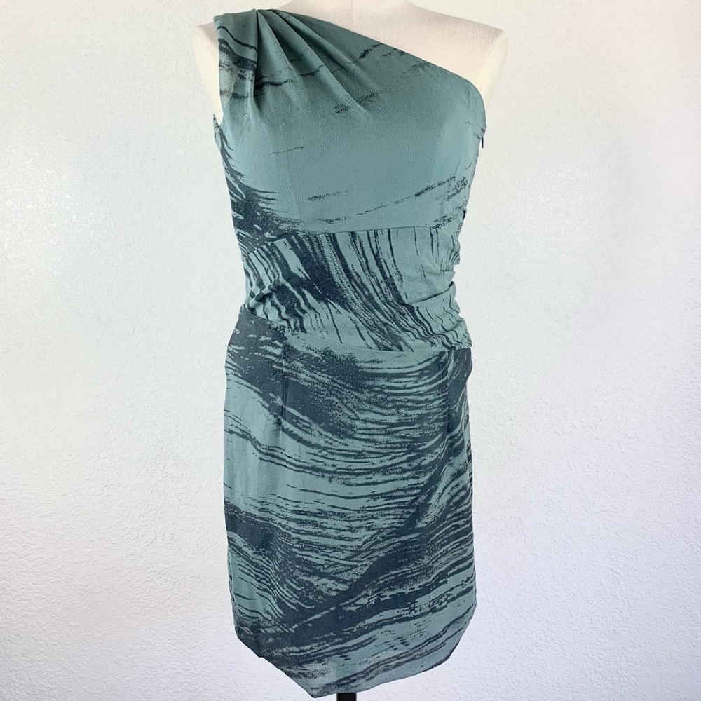 Improvd mini dress with side drape size XS
